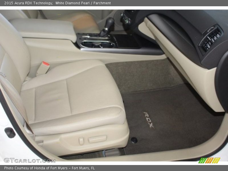 White Diamond Pearl / Parchment 2015 Acura RDX Technology
