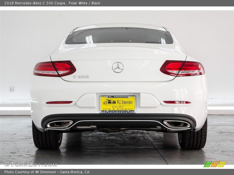 Polar White / Black 2018 Mercedes-Benz C 300 Coupe