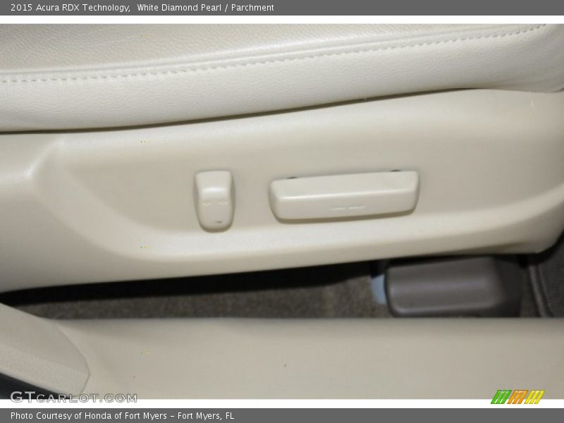 White Diamond Pearl / Parchment 2015 Acura RDX Technology