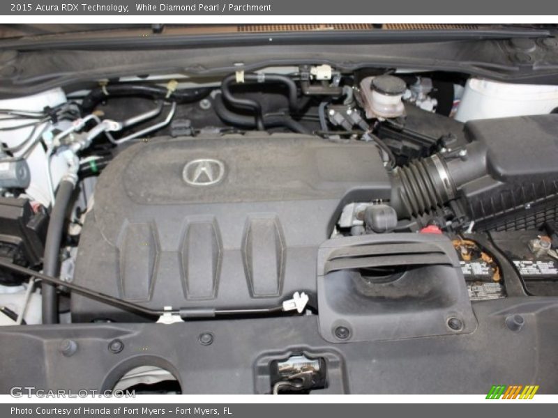 White Diamond Pearl / Parchment 2015 Acura RDX Technology