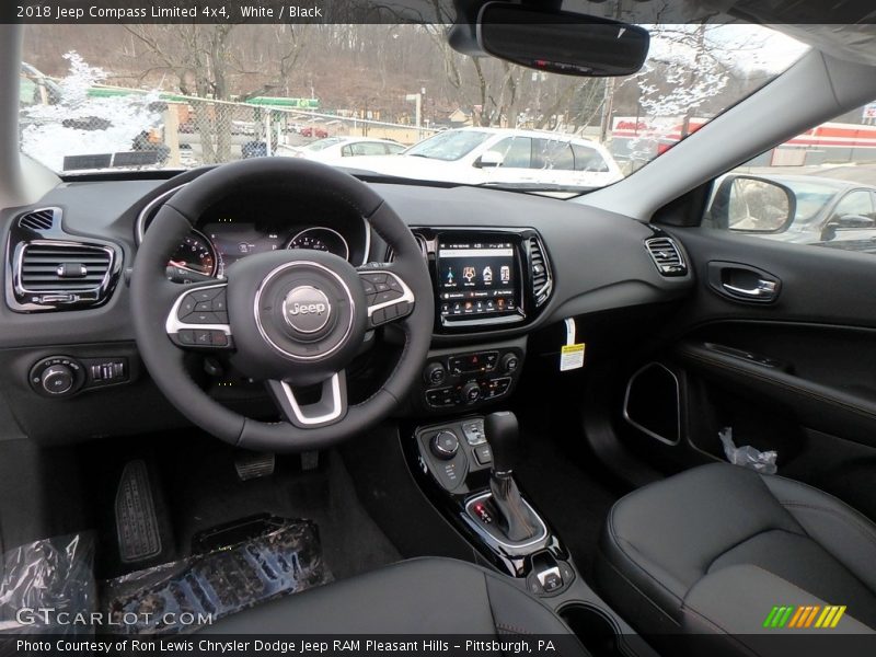 White / Black 2018 Jeep Compass Limited 4x4