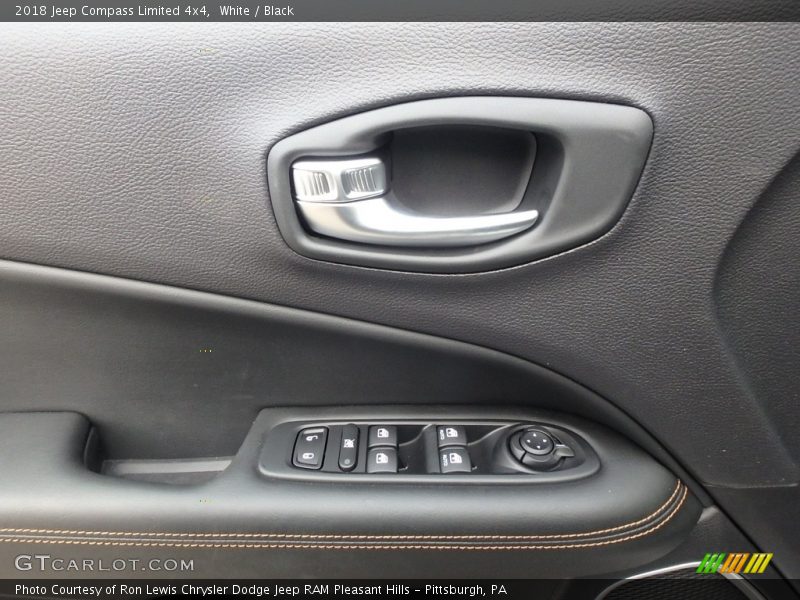 White / Black 2018 Jeep Compass Limited 4x4