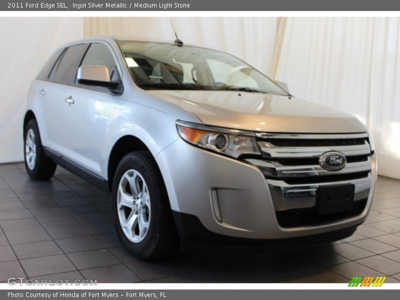 Ingot Silver Metallic / Medium Light Stone 2011 Ford Edge SEL