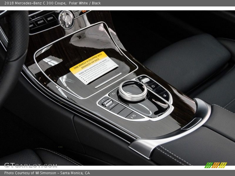 Polar White / Black 2018 Mercedes-Benz C 300 Coupe