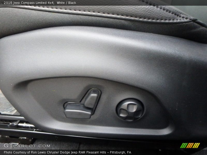 White / Black 2018 Jeep Compass Limited 4x4