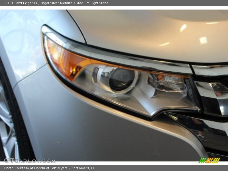 Ingot Silver Metallic / Medium Light Stone 2011 Ford Edge SEL