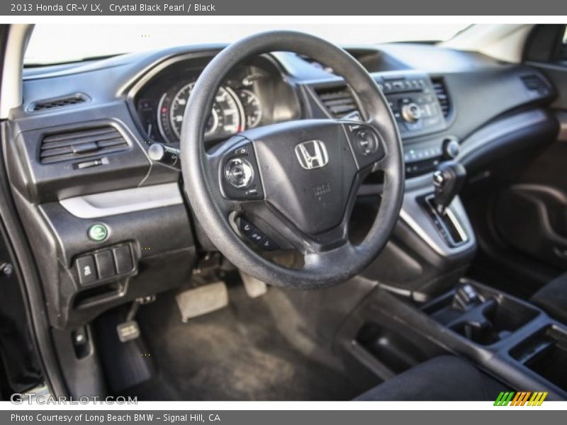 Crystal Black Pearl / Black 2013 Honda CR-V LX