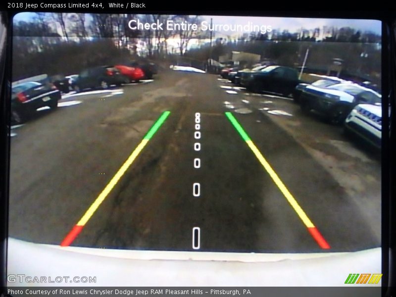 White / Black 2018 Jeep Compass Limited 4x4