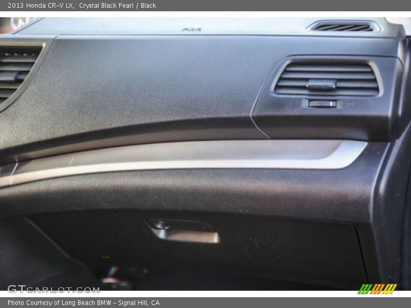 Crystal Black Pearl / Black 2013 Honda CR-V LX