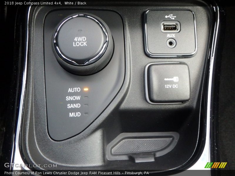 White / Black 2018 Jeep Compass Limited 4x4
