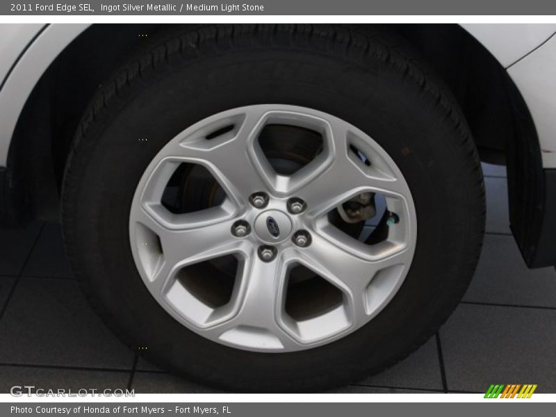 Ingot Silver Metallic / Medium Light Stone 2011 Ford Edge SEL