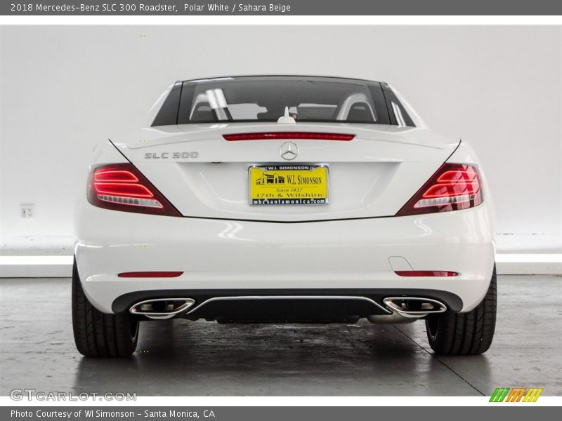 Polar White / Sahara Beige 2018 Mercedes-Benz SLC 300 Roadster