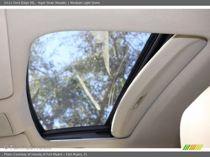 Ingot Silver Metallic / Medium Light Stone 2011 Ford Edge SEL