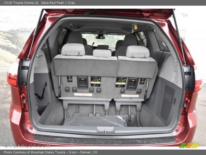 Salsa Red Pearl / Gray 2018 Toyota Sienna LE