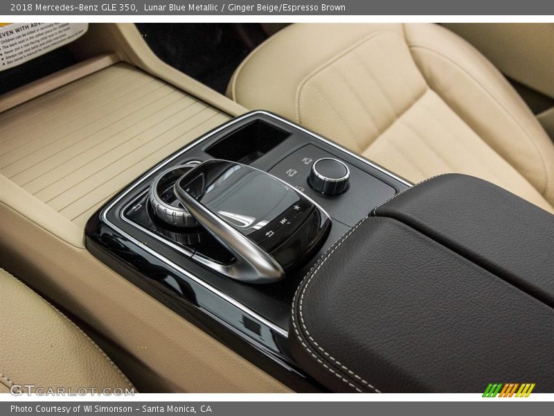 Lunar Blue Metallic / Ginger Beige/Espresso Brown 2018 Mercedes-Benz GLE 350