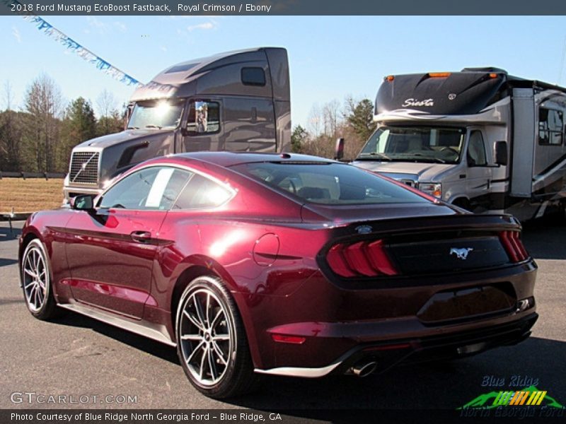 Royal Crimson / Ebony 2018 Ford Mustang EcoBoost Fastback