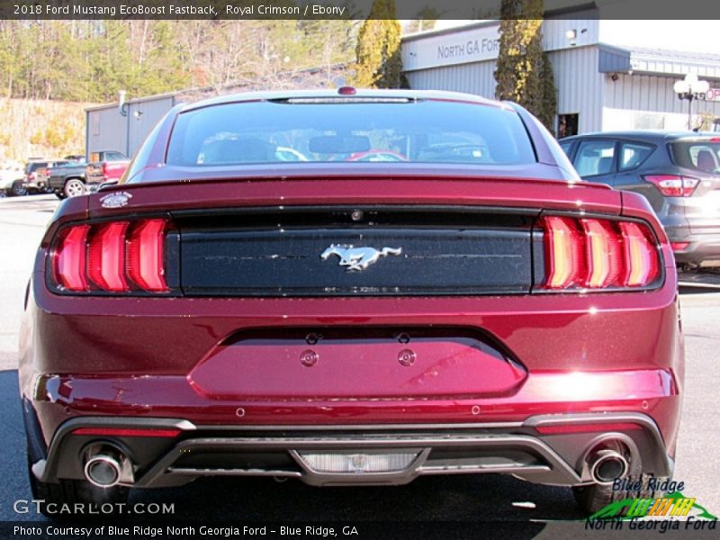 Royal Crimson / Ebony 2018 Ford Mustang EcoBoost Fastback