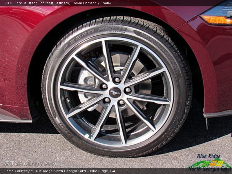 Royal Crimson / Ebony 2018 Ford Mustang EcoBoost Fastback