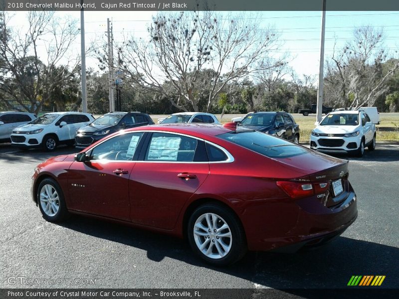 Cajun Red Tintcoat / Jet Black 2018 Chevrolet Malibu Hybrid