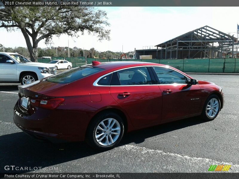Cajun Red Tintcoat / Jet Black 2018 Chevrolet Malibu Hybrid