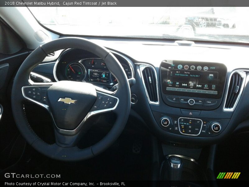 Cajun Red Tintcoat / Jet Black 2018 Chevrolet Malibu Hybrid