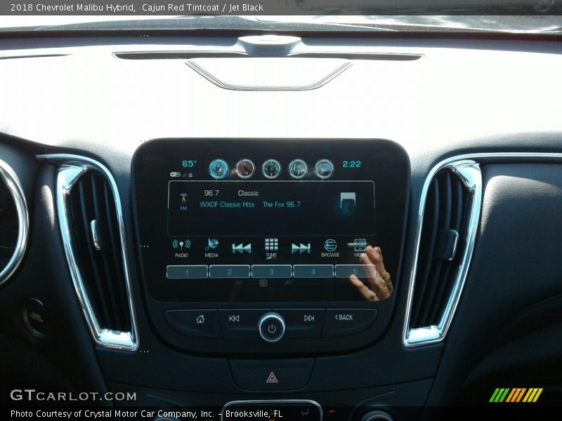 Cajun Red Tintcoat / Jet Black 2018 Chevrolet Malibu Hybrid