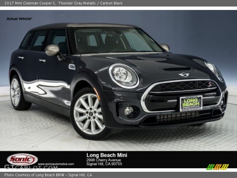 Thunder Gray Metallic / Carbon Black 2017 Mini Clubman Cooper S