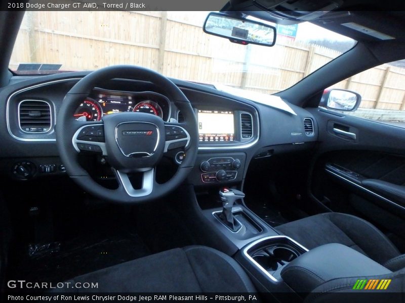 Torred / Black 2018 Dodge Charger GT AWD