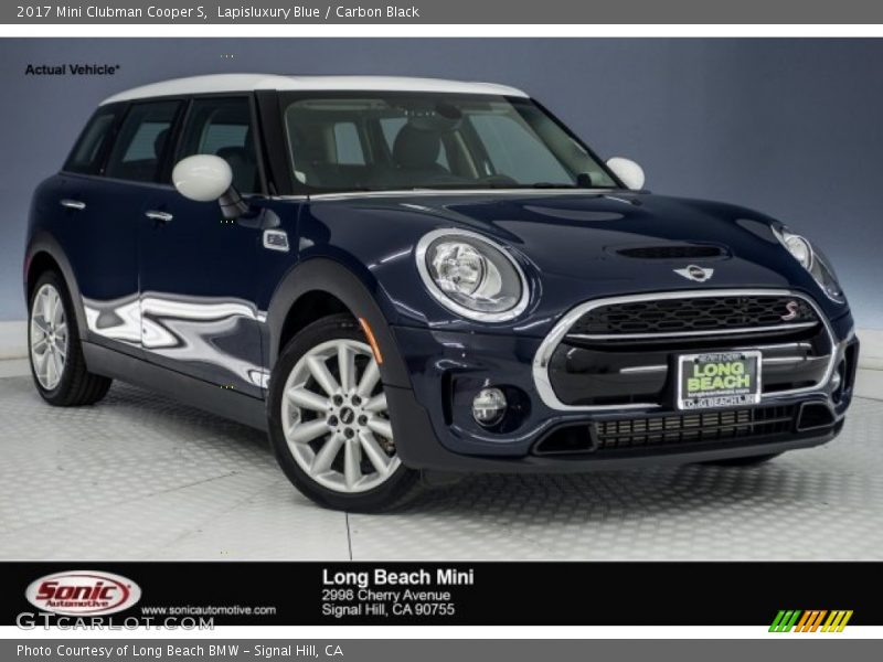 Lapisluxury Blue / Carbon Black 2017 Mini Clubman Cooper S