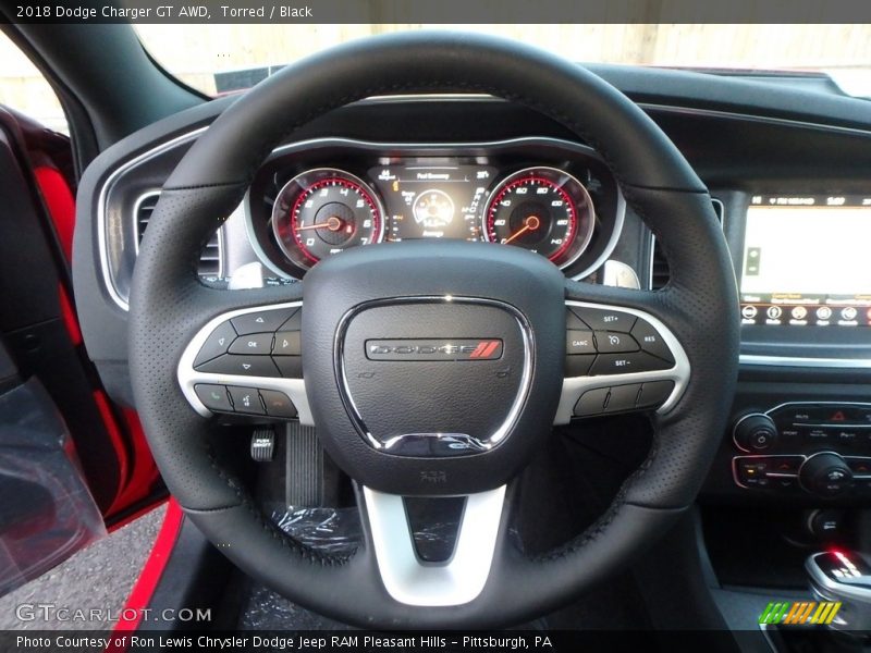 Torred / Black 2018 Dodge Charger GT AWD