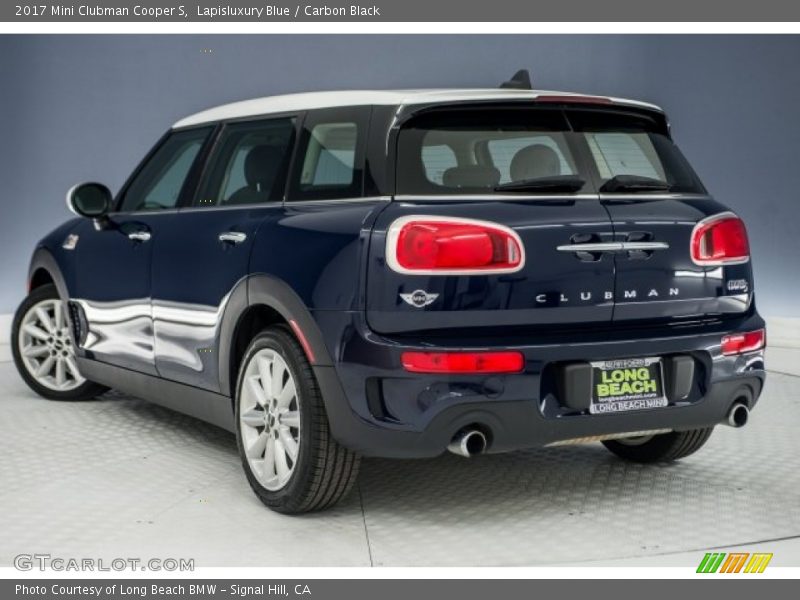 Lapisluxury Blue / Carbon Black 2017 Mini Clubman Cooper S