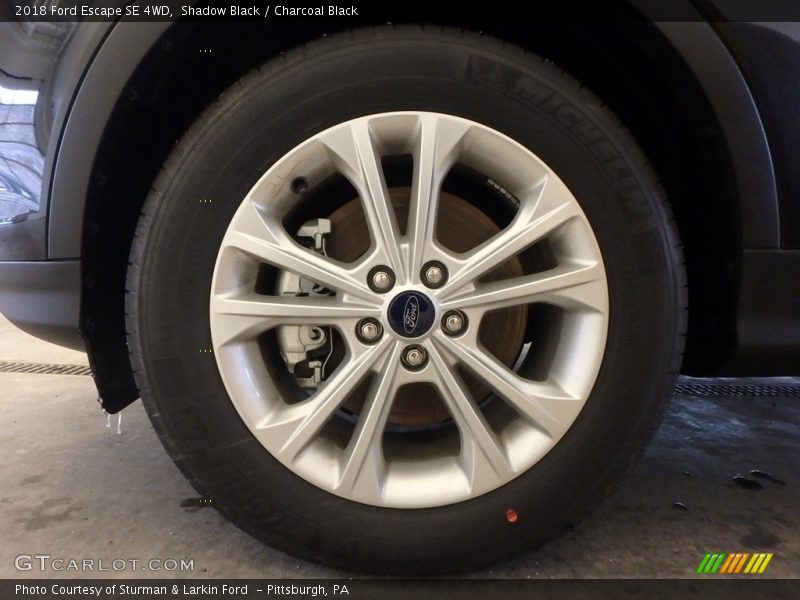 Shadow Black / Charcoal Black 2018 Ford Escape SE 4WD