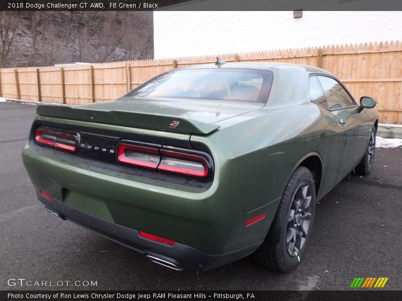F8 Green / Black 2018 Dodge Challenger GT AWD