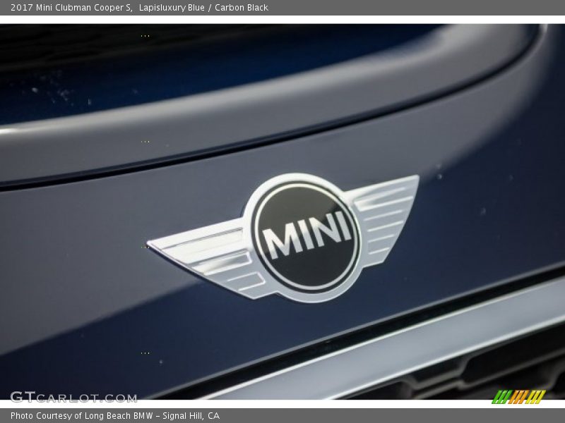 Lapisluxury Blue / Carbon Black 2017 Mini Clubman Cooper S