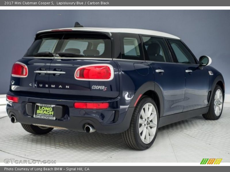 Lapisluxury Blue / Carbon Black 2017 Mini Clubman Cooper S