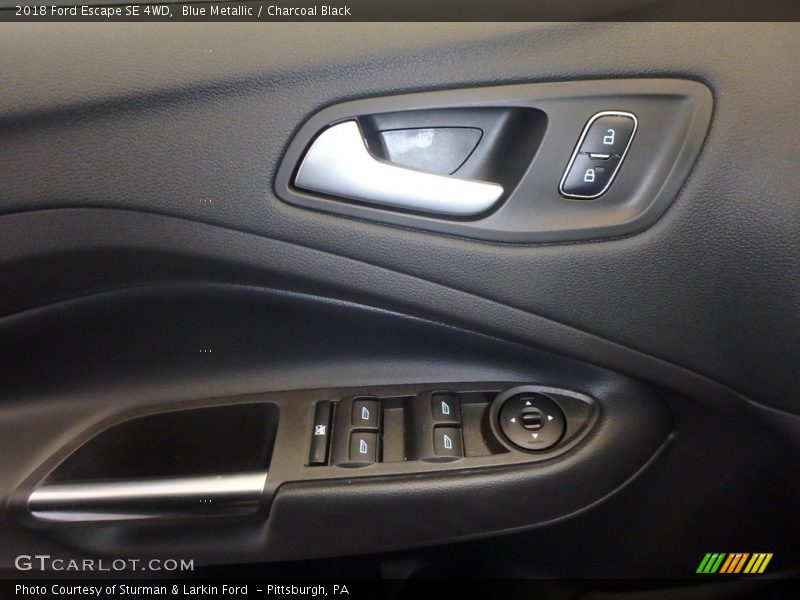 Blue Metallic / Charcoal Black 2018 Ford Escape SE 4WD