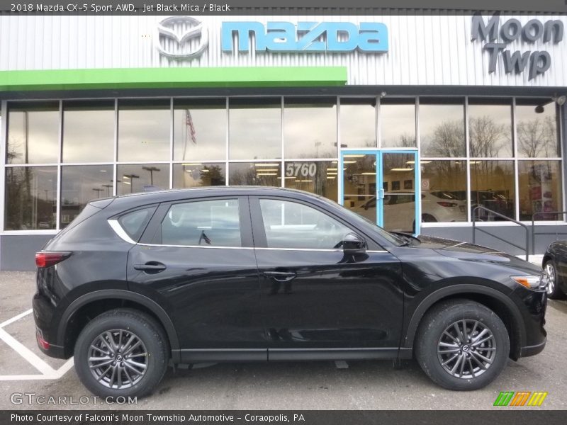 Jet Black Mica / Black 2018 Mazda CX-5 Sport AWD