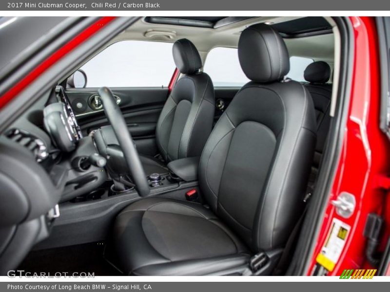 Chili Red / Carbon Black 2017 Mini Clubman Cooper