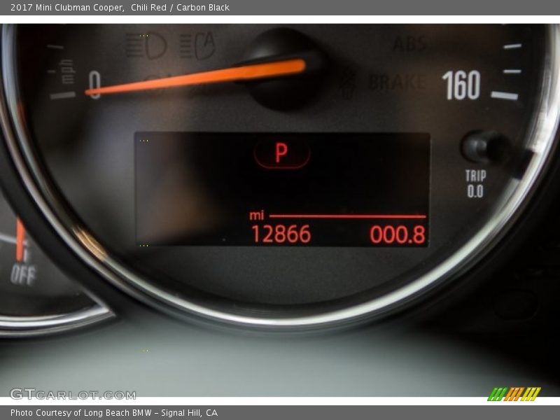 Chili Red / Carbon Black 2017 Mini Clubman Cooper