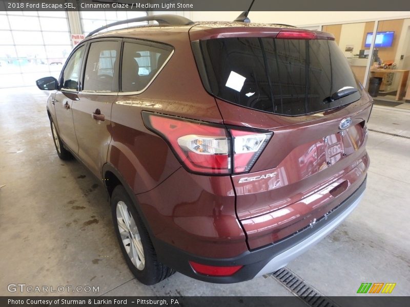 Cinnamon Glaze / Medium Light Stone 2018 Ford Escape SEL
