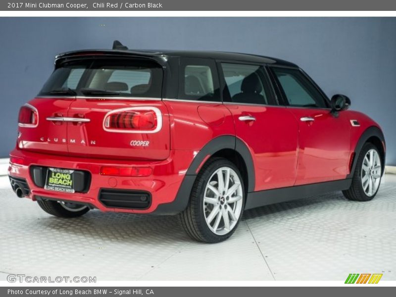 Chili Red / Carbon Black 2017 Mini Clubman Cooper