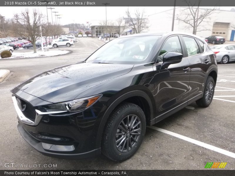 Jet Black Mica / Black 2018 Mazda CX-5 Sport AWD