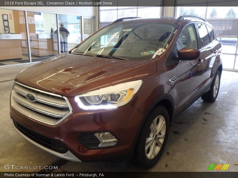 Cinnamon Glaze / Medium Light Stone 2018 Ford Escape SEL