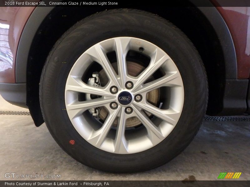 Cinnamon Glaze / Medium Light Stone 2018 Ford Escape SEL