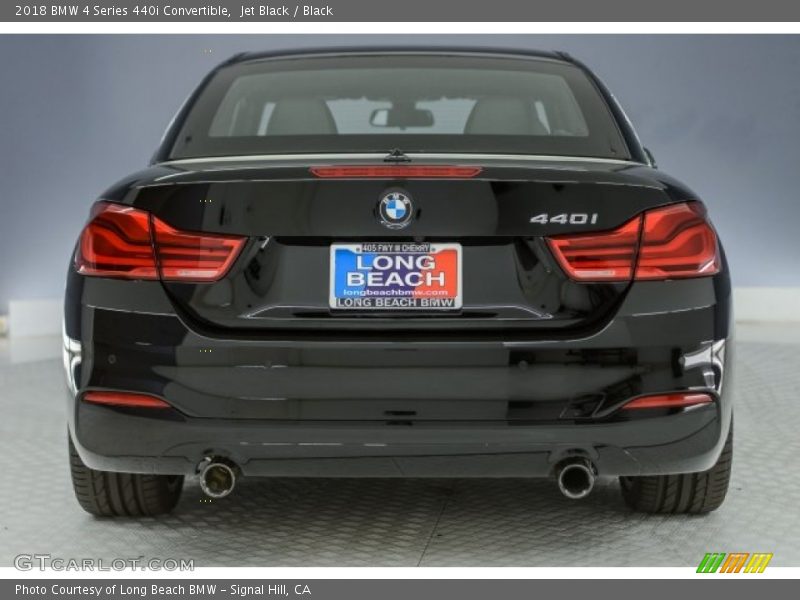 Jet Black / Black 2018 BMW 4 Series 440i Convertible