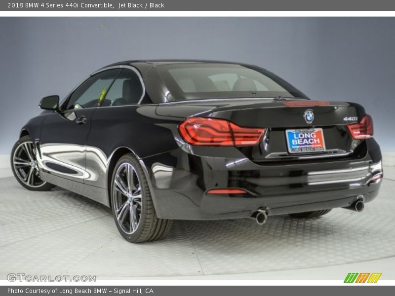 Jet Black / Black 2018 BMW 4 Series 440i Convertible