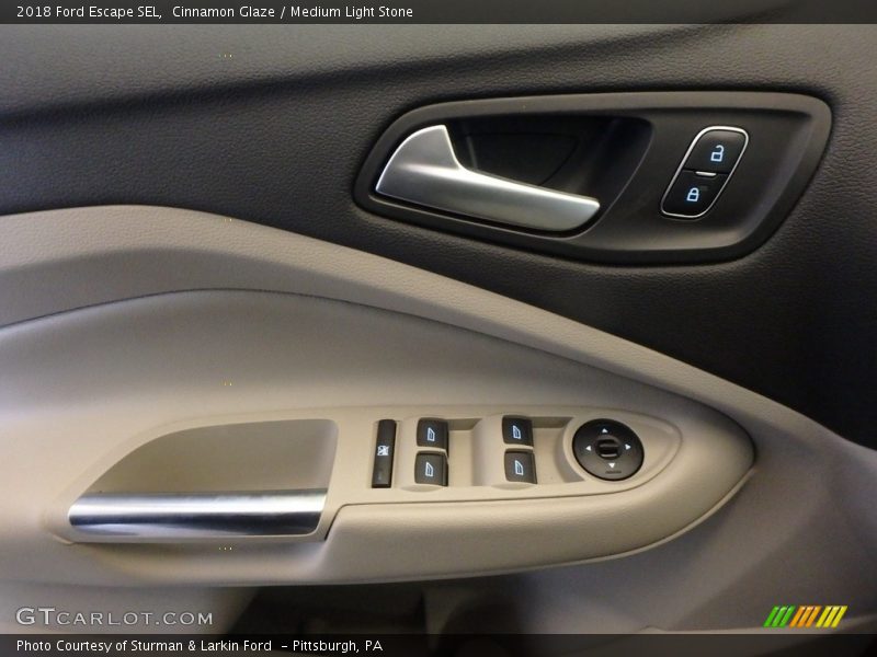 Cinnamon Glaze / Medium Light Stone 2018 Ford Escape SEL