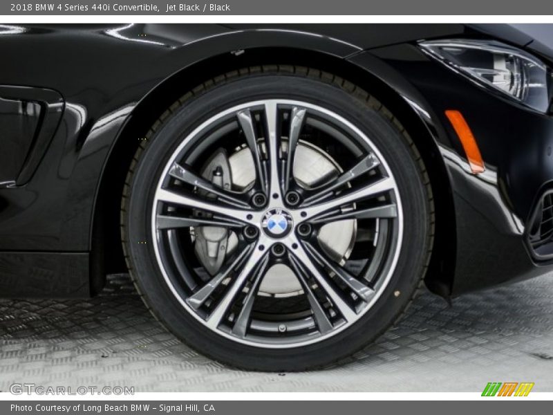 Jet Black / Black 2018 BMW 4 Series 440i Convertible