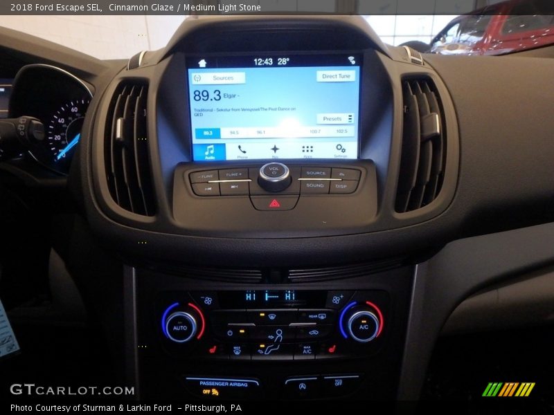 Cinnamon Glaze / Medium Light Stone 2018 Ford Escape SEL