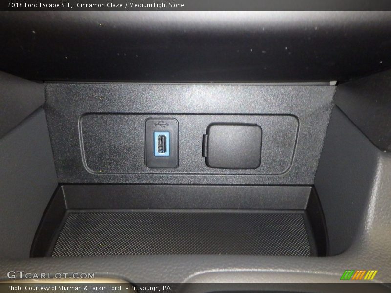 Cinnamon Glaze / Medium Light Stone 2018 Ford Escape SEL